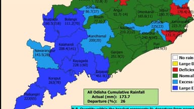 ମାଲକାନଗିରି: ପାଣିପାଗ ବିଭାଗ ପକ୍ଷରୁ ଜିଲ୍ଲାରେ ଜଳ ବୃଷ୍ଟିପାତ ସମ୍ବନ୍ଧୀୟ ସୂଚନା ପ୍ରଦାନ