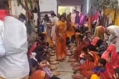 हलसी: हलसी गायत्री मंदिर में 12वां स्थापना दिवस समारोहपूर्वक मनाया गया