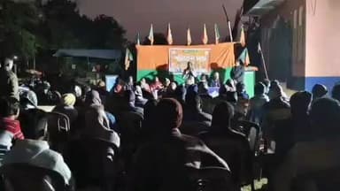 শালবনি: ২০২৬ নির্বাচনে লড়াই হবে চোখে চোখ রেখে, শালবনির তিলাখুলায় পরিবর্তন সভা বিজেপির