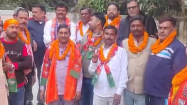 ठाकुरगंगटी: ठाकुर गंगटी प्रखंड क्षेत्र के परासी चौक में रविवार को नए भाजपा मंडल अध्यक्षों का हुआ स्वागत