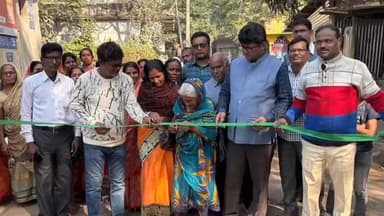 সামশেরগঞ্জ: নিমতিতায় উন্নয়নের ছোঁয়া! দুই ঢালাই রাস্তার শুভ শিলান্যাস করলেন বিধায়ক