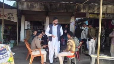 पंडौल: सकरी बाजार में अतिक्रमण हटाया गया