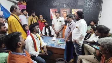 தண்டையார்பேட்டை: தண்டையார்பேட்டை நேதாஜி நகரில் தேசிய முற்போக்கு திராவிட கழக வடசென்னை கிழக்கு மாவட்ட ஆர் கே நகர் பகுதியில் 38வது வட்டத்தில் ஆலோசனை கூட்டம் நடைபெற்றது