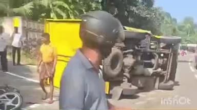 റാന്നി: റാന്നി മന്ദിരം പടിയിൽ വാഹനാപകടം