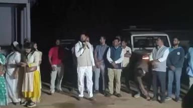 अभनपुर: सतनाम संदेश यात्रा ग्राम नायकबांधा पहुंची, जनप्रतिनिधि रहे उपस्थित