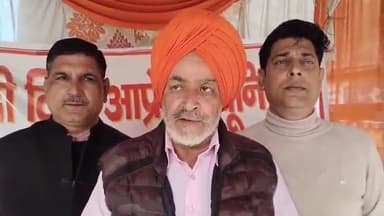 नमहोल: टिप्पर यूनियन के धरने को जिला परिषद उपाध्यक्ष मान सिंह का समर्थन, आंदोलन आठवें दिन भी जारी