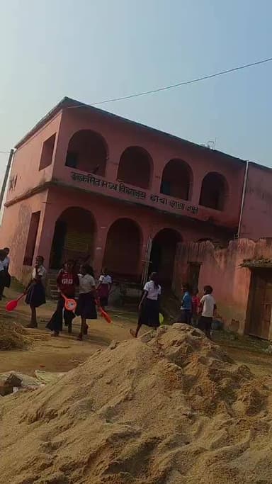 dhiba school ki dasha.(jhajha block)