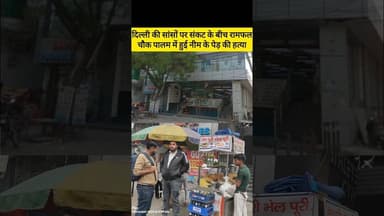 🚨 GRAP 4 में पेड़ की "हत्या" ll रामफल चौक पालम 🚨 #delhi #dwarka #crime #police #shortsfeed