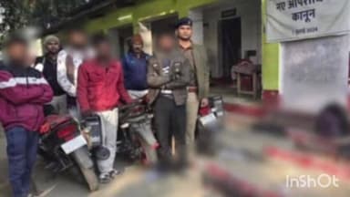 प्राणपुर: चांदपुर बैरिया घाट के पास पुलिस ने 38.675 लीटर विदेशी शराब के साथ 4 तस्करों को किया गिरफ्तार