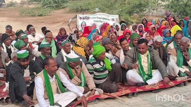 कलान: तहसील मुख्यालय कलान पर भारतीय किसान यूनियन ने पंचायत के बाद नत्थू लाल को दिया ज्ञापन