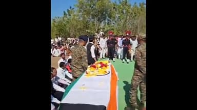 जाफराबाद: बोराखेडी गायके येथे अमर जवान समाधान प्रभाकर पाष्टे यांच्यावर शासकीय ईतमामात करण्यात आले अंत्यसंस्कार