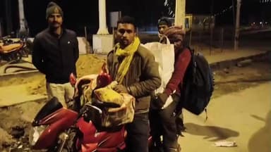 रजौली: उत्पाद विभाग की सख्त कार्रवाई में दो तस्कर गिरफ्तार, 48 बोतल शराब और 24 केन बियर जब्त