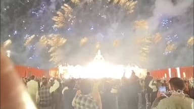 हातोद: विधायक गोलू शुक्ला के बेटे की शादी बनी चर्चा का विषय, ₹70 लाख की हुई आतिशबाजी