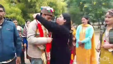 सलूनी: सलूणी के युवक को पसंद आई बांग्लादेश की युवती, दोनों ने जनमों तक साथ निभाने की कसम खाई