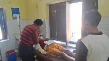 कुमारखंड: गढ़िया पेट्रोल पंप के पास सड़क हादसे में दो घायल, एक इलाज के लिए रेफर