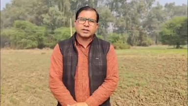 दमयंती नगर: कृषि वैज्ञानिक डॉ. मनोज कुमार अहिरवार ने कोहरा, पाला व तुषार से बचाव के लिए एडवाइजरी जारी की