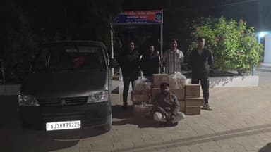 બાવળા: ધોળકા - ખેડા હાઇવે પર રામપુર નજીક વિદેશી દારૂનો જથ્થો ભરેલ ઈકો ગાડી ઝડપાઈ