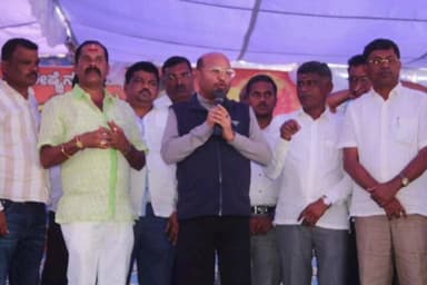 ಹಾರೋಹಳ್ಳಿ: ಹಾರೋಹಳ್ಳಿಯ ರಾಮೋತ್ಸವ ಕಾರ್ಯಕ್ರಮದಲ್ಲಿ ಶಾಸಕ ಇಕ್ಬಾಲ್ ಹುಸೇನ್