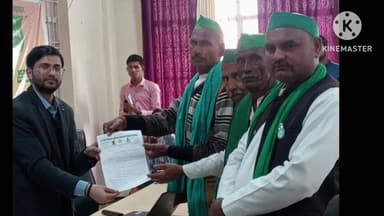 किशनी: भारतीय किसान यूनियन टिकैत के जिला अध्यक्ष ने किशनी एसडीएम को दो सूत्रीय ज्ञापन सौंपा