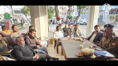 किशनी: किशनी थाने पर दुर्घटनाओं से बचाव के लिए बैठक का आयोजन किया गया, सीओ ने दिए निर्देश