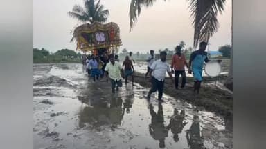 ஆரணி: சுடுகாட்டு மயானத்திற்கு செல்ல பாதை இல்லாததால் பொதுமக்கள் பாதை அமைத்து தர கோரிக்கை