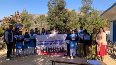 डीडीहाट: ए एच टी यू पिथौरागढ़ ने नैनीपातल में स्कूली बच्चों के साथ निकाली जागरूकता रैली