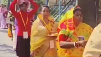 বিষ্ণুপুর ১: আমতলা এলাকায় এলাকার সনাতনী এলাকাবাসীদের পক্ষ থেকে নগর সংকীর্তন শোভাযাত্রার আয়োজন করা হয়