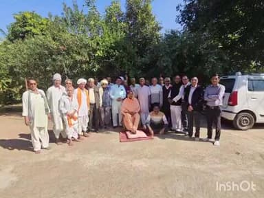 अरथूना: वसुधैव कुटुंबकम् आश्रम, सुजाजी का गढ़ा, बरोडिया में धार्मिक आयोजन को लेकर बैठक आयोजित