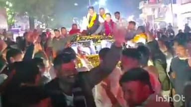 વીરપુર: અમુલ ડેરીના ચેરમેન ના નામની જાહેરાત થતા વીરપુર ખાતે વિજય ઉત્સવ મનાવાયો