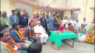 खूंटपानी: खूंटपानी में विधायक दशरथ गागराई ने तीन योजनाओं का शिलान्यास किया