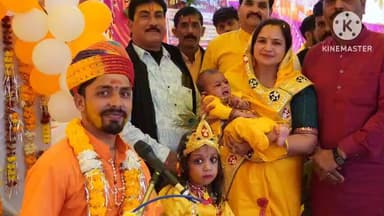 खुजनेर: खुजनेर के खाटू श्याम मंदिर में श्रीमद् भागवत कथा में मनाया गया श्री कृष्ण जन्मोत्सव