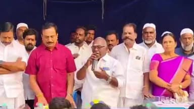 வாலாஜா: பூட்டுதாக்கு கீழ் மின்னல் ஆகிய பகுதிகளில் அதிமுக மாவட்ட செயலாளர் தனது சொந்த செலவில் அமைத்த விளையாட்டு மைதானங்களை திறந்து வைத்தார்