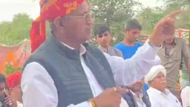 चौहटन: चौहटन क्षेत्र के दौरे पर भाजपा विधायक आदूराम मेघवाल ने जनता को सरकार की योजनाओं के बारे में बताया