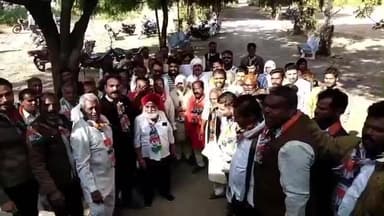 सतवास: सतवास नगर परिषद उपचुनाव: वार्ड 09 में भाजपा और कांग्रेस प्रत्याशियों ने नामांकन भरा