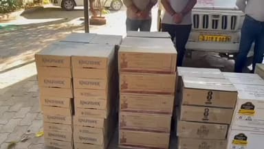 દહેગામ: દહેગામ ઝાક જીઆઇડીસી માં ડાલામાંથી દારૂનો જથ્થો ઝડપાયો