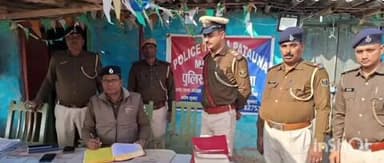 बिस्फी: सर्किल इंस्पेक्टर ने बिस्फी प्रखंड के पतौना थाना का औचक निरीक्षण किया