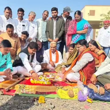 अवंतिपुर बड़ोदिया: विधायक चंद्रवंशी ने अवंतीपुर बडोदिया तहसील कार्यालय के बाउंड्रीवाल निर्माण कार्य का किया भूमि पूजन