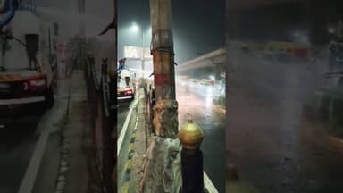 गाजियाबाद के प्रहलाद गढ़ी ऑन रोड गई, अचानक स्विफ्ट कार में आग लग गई #gajiyabadnews #shorts