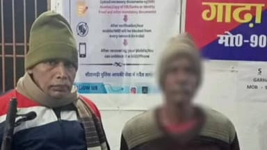 रुन्नी सैदपुर: गाढ़ा थाना पुलिस की कार्रवाई, गैर-जमानतीय वारंटी गिरफ्तार