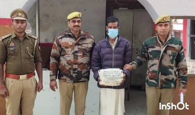 टांडा: बसखारी थाना पुलिस ने जलालपुर किछौछा मोड़ से 1150 ग्राम नाजायज गांजा के साथ एक आरोपी को गिरफ्तार कर जेल भेजा