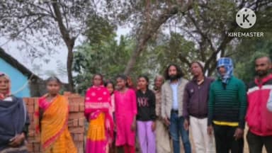 सोनाहातु: सेरेंगडीह: स्व. हरि महतो के संस्कार भोज के बाद JLKM नेता देवेंद्र नाथ महतो ने परिजनों से की मुलाकात