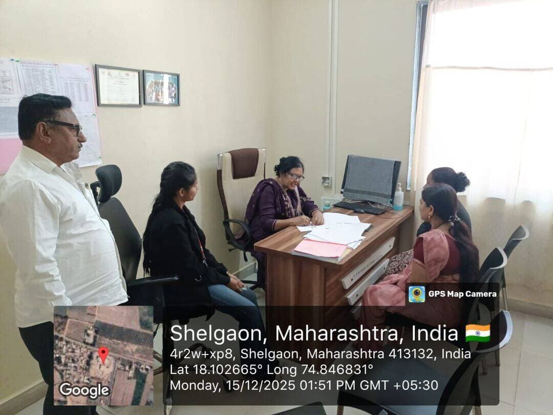 अतिरिक्तजिल्हा आरोग्यअधिकारी पुणे यांचा PHC येथे
क्षेत्रभेट