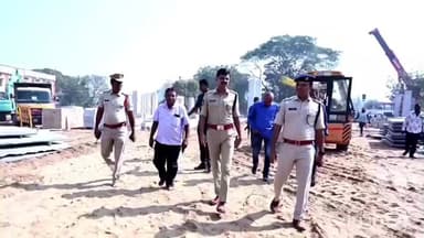 తాడ్వాయి: మేడారంలో అభివృద్ధి పనులు పరిశీలించిన జిల్లా ఎస్పీ సుధీర్ రాంనాథ్ కేకన్