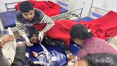 बांके बाज़ार: डुमरवा मोड़ पर बाइक और ट्रक की टक्कर, दो युवक गंभीर रूप से घायल