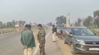 बेलागंज: बेलागंज थाना क्षेत्र में बॉर्डर पर सुरक्षा व्यवस्था को लेकर प्रशासन सतर्क