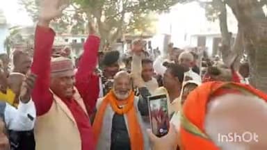 पतरघट: पतरघट में पूर्व मंत्री व चौथी बार विधायक बने रन सदा का भव्य नागरिक अभिनंदन, गाजियाबाद जी के साथ हुआ स्वागत