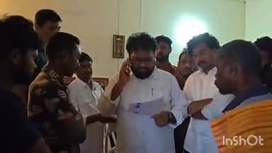 కొండపల్లి గ్రామ స్మశాన వాటిక కబ్జా విషయాన్ని పాలకొండ ఎమ్మెల్యే నిమ్మకు జయకృష్ణ దృష్టికి తీసుకువెళ్లిన గ్రామస్తులు