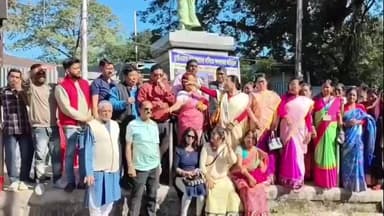 শিলচর: ফ্লাইওভারের দাবিতে ডিমাণ্ড কমিটির বিক্ষোভ শিলচরে