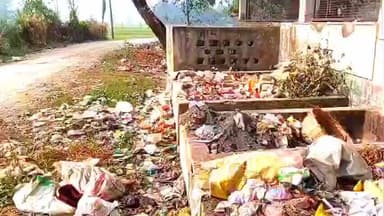 मेजा: बिसहिजन खुर्द ग्राम सभा में बने कचरा घर पर चढ़ा भ्रष्टाचार का भेंट, ग्रामीणों ने लगाया आरोप