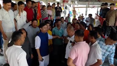 গণ্ডাছড়া: রাইমাভ্যেলি মন্দিরঘাটে তিপ্রা মথা দলের যোগদান সভা, ৩৭ ভোটারের দলবদল